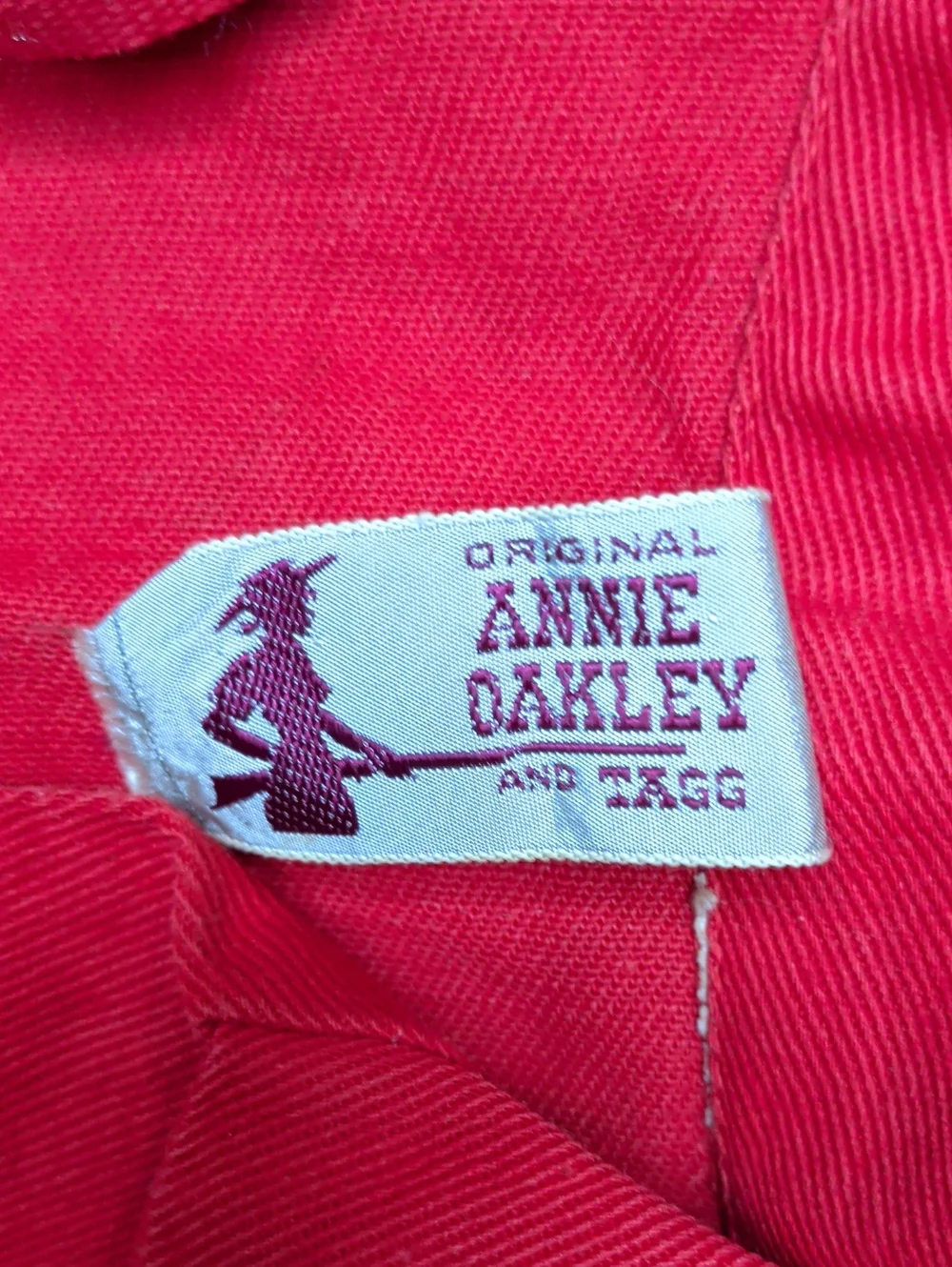 Vintage 50s Original Annie Oakley And Tagg Childs Shirt Trademark Collectible